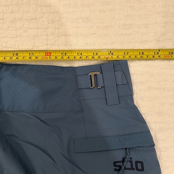 Stio Men's Slate Blue Athletic Shorts - Picture 6 of 9